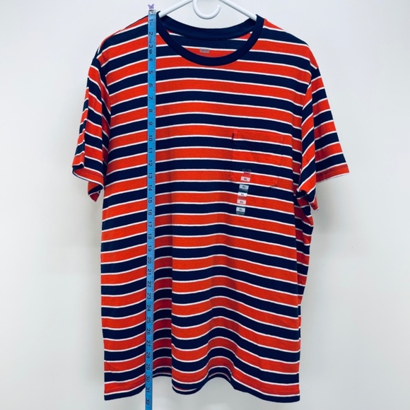 Levi’s Men’s T Shirt Classic Pocket In Naval Academy Multicolor Size XL New - Picture 3 of 9